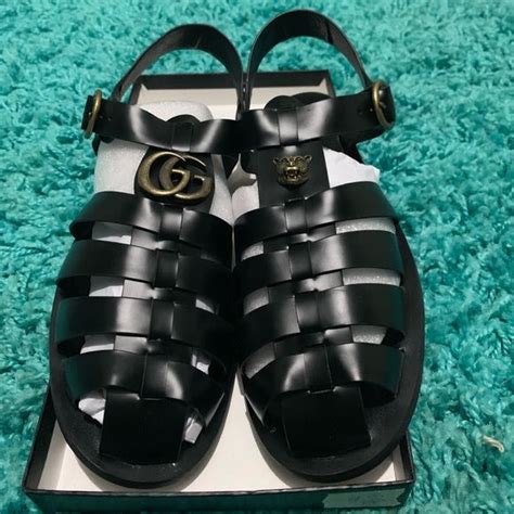 gucci girls' sandals|gucci unisex sandals.